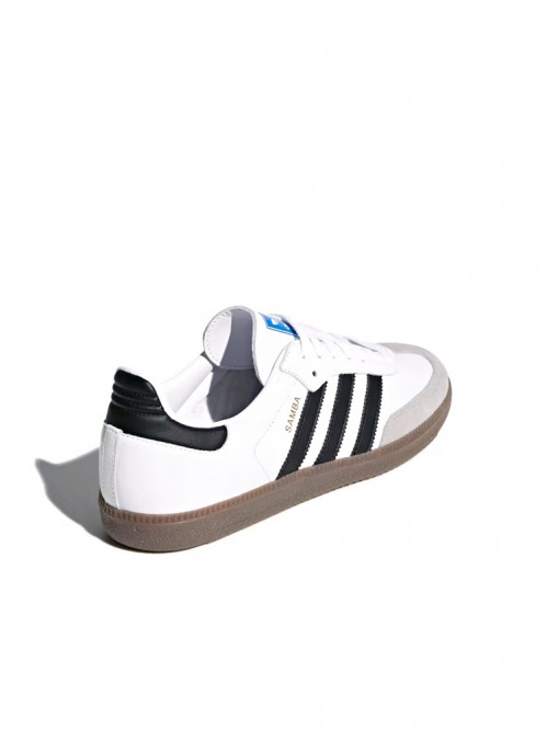 Samba og sneaker white black 7,5