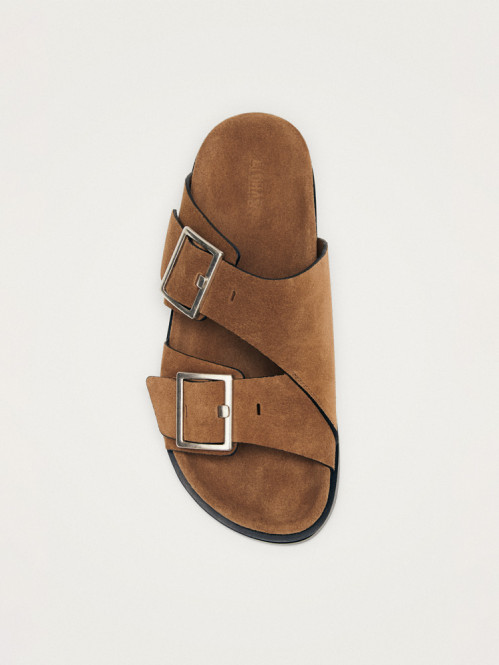 Alba sandals suede tan leather 