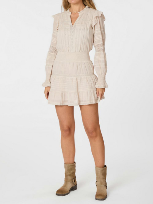 Aran s voile dress ivory 