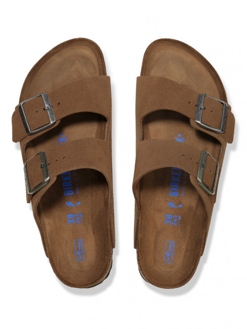Arizona sf suede sandals dark tea 