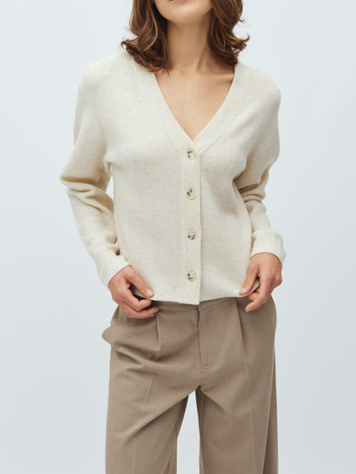 Asato-m hanae knit cardigan sugar 