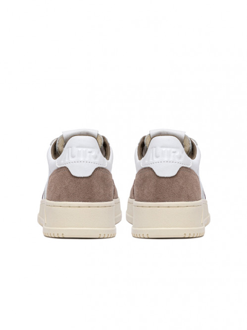 Medalist wmns sneaker suede white tobacco 