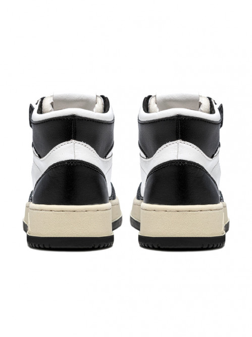 Medalist mid mens sneaker bicolour white black 