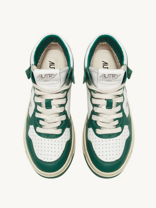 Medalist wmns mid sneaker bicolour green 