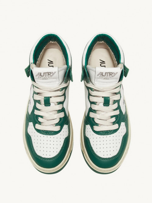 Medalist mid sneaker bicolour greengreen 