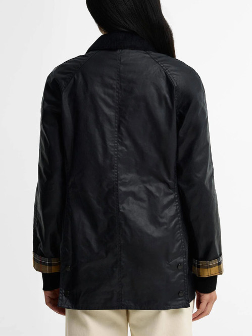 Barbour beadnell wax jacket ny91 navy 