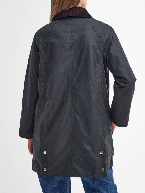 Barbour long beadnell jacket sage 