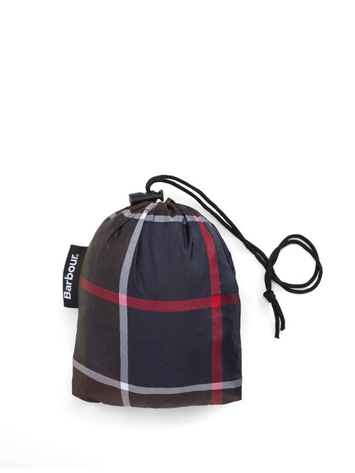 Tartan poncho showerproof 