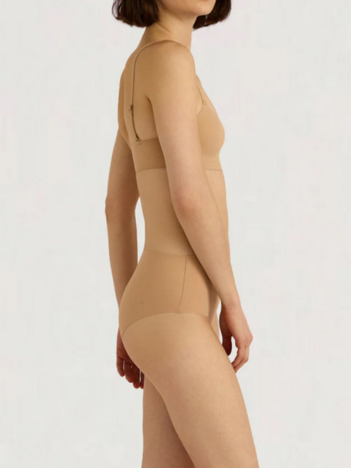 Bare high rise briefs hazelnut 