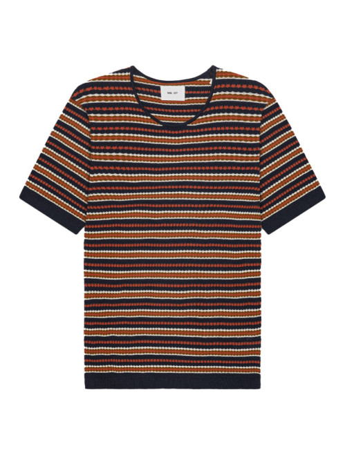 Bari t-shirt navy multi 