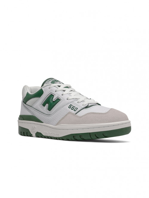 BB550WT1 sneaker white green 