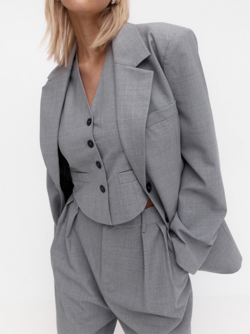 Rebe blazer lt grey 