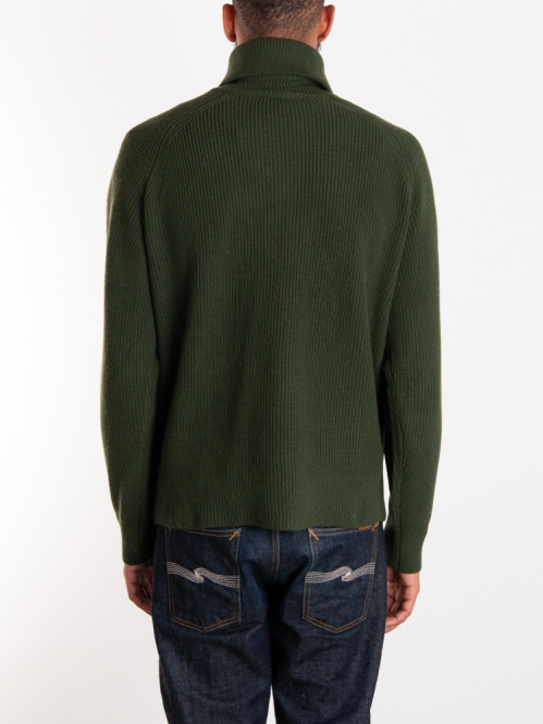 Bold fox head half zip ranger green 