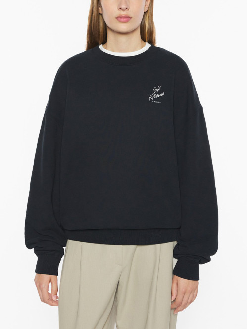 Café kitsuné relax sweatshirt black 