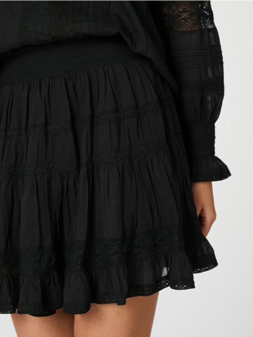 Callia s voile skirt black 