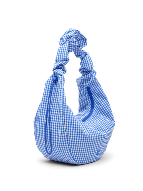 Moon bag ruffle vichy cobalt 