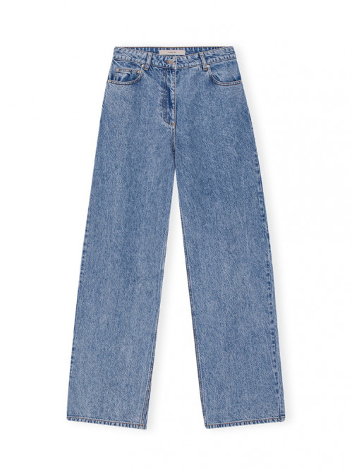 Cocoon denim pants faded denim 25
