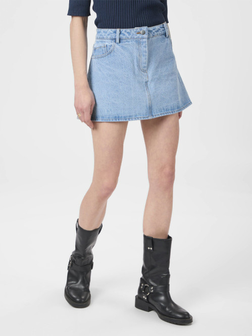 Coddie denim skirt light blue 