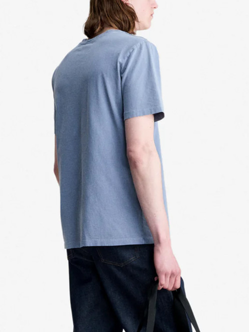 T-shirt apc printemps blue grey 