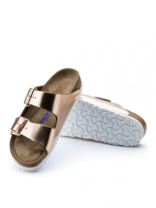 Arizona sandals metallic copper 
