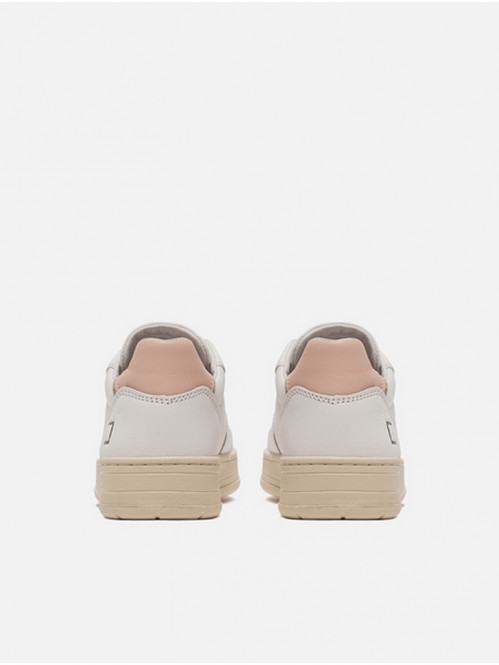 Court mono sneaker white pink 