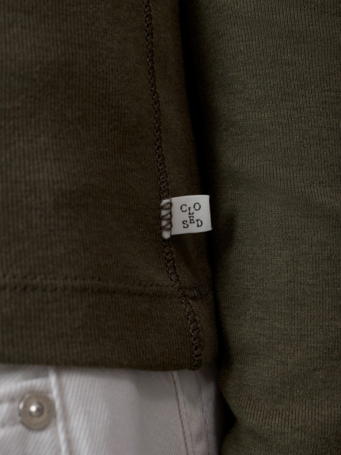 Crewneck longsleeve cypress green 