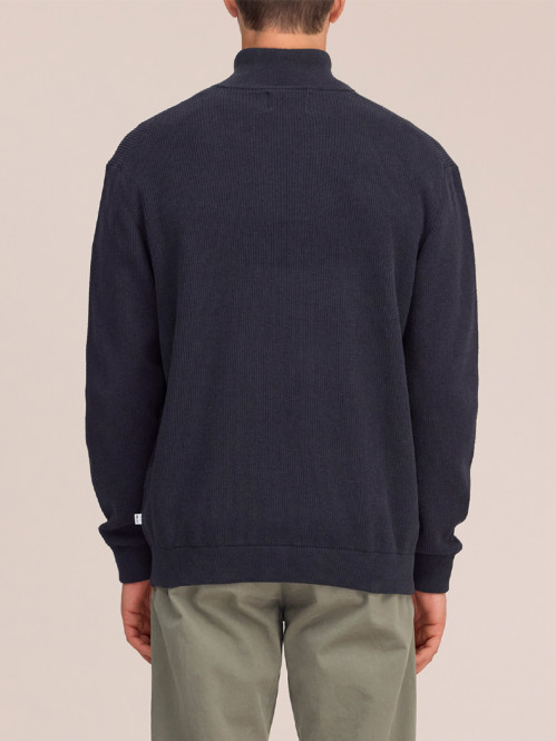 Danny half zip pullover navy blue 