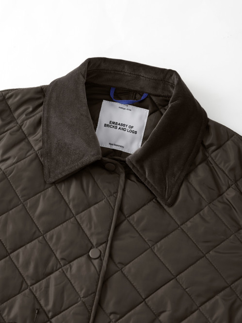Derby jacket black olive XS