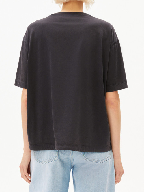 Drawstring t-shirt dark steel 