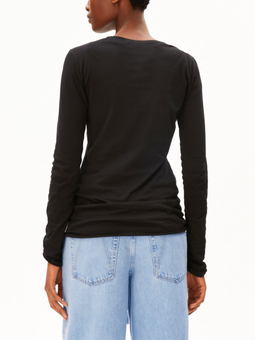 Einiaara soft longsleeve black 