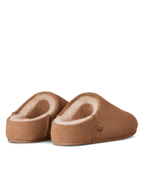 Elea slip on clogs chestnut 