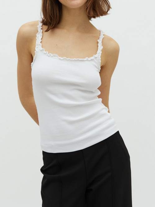 Elinea-m evelyn top white 