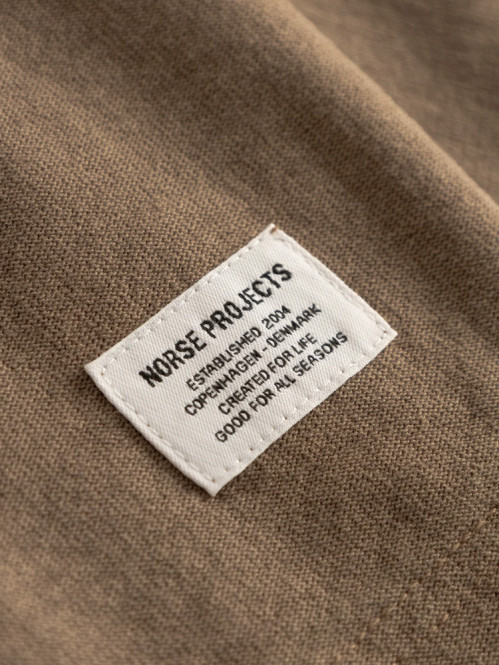 Elmelunde organic dry t-shirt walnut 