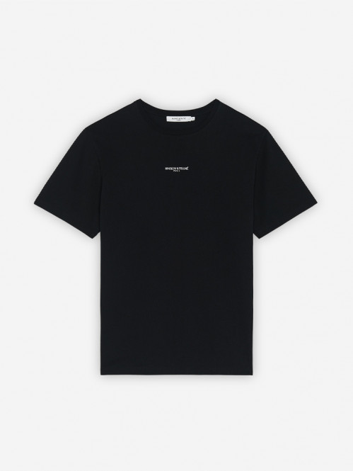 Embroidered relaxed t-shirt black 