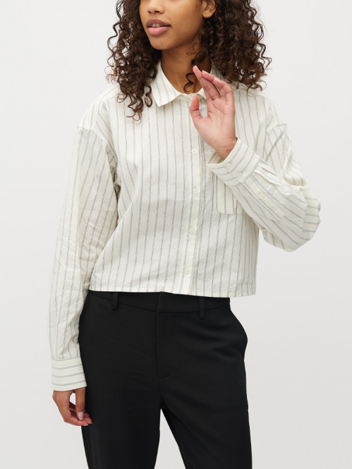 Emmelia-m bluse sugar/blue 