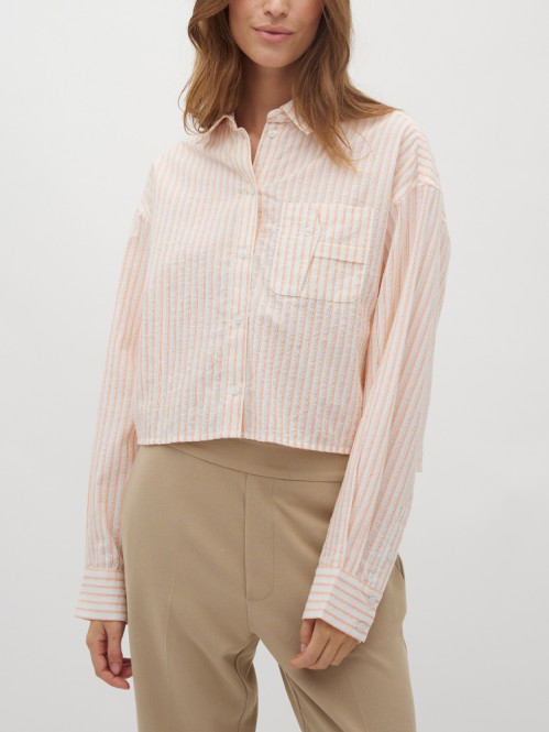 Emmelia-m bluse sugar/orange 