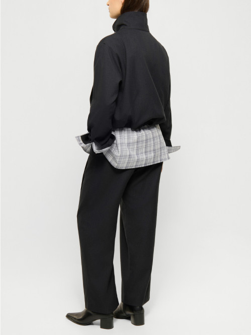Enya jacket black mel 