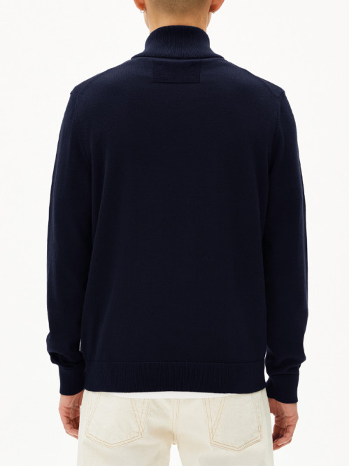 Faabes zip shirt black 