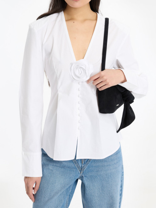 Fitted shirt bright white 