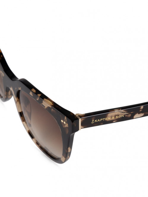 Florence sunglass crystal tortoise brown 