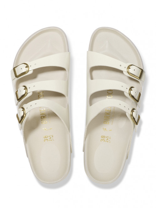 Florida fresh sandals ecru patent 