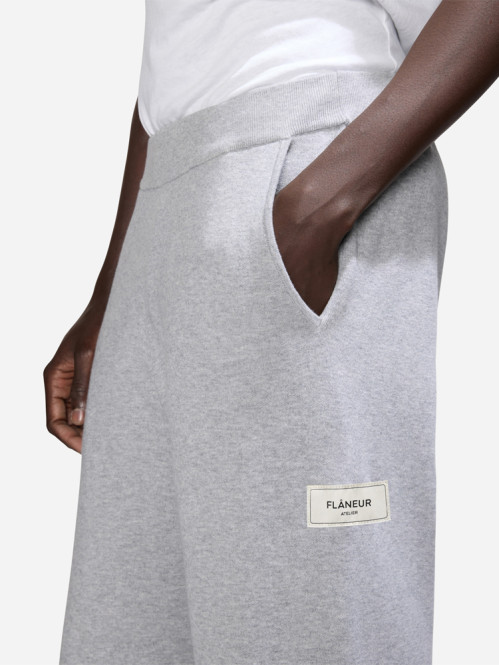 Atelier knit pants heather grey 