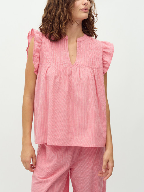 Gemala- nadja blouse pink red S