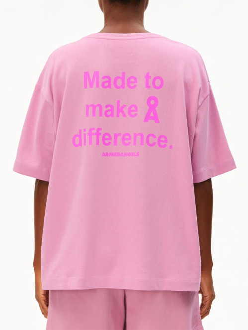 Giannaa difference t-shirt washed berry XS