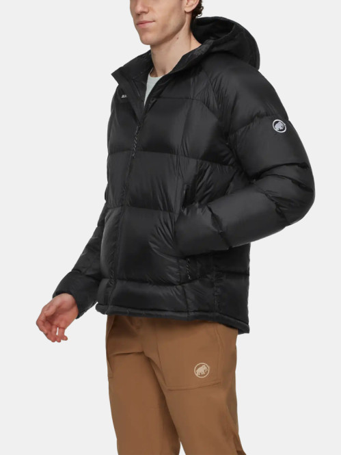 Glacier glow IN hooded jacket men black 