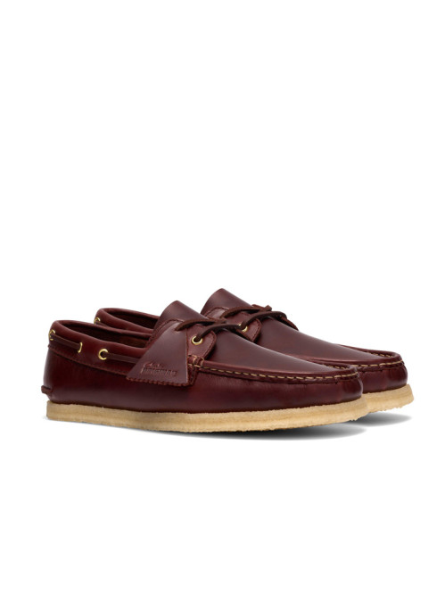 Godney boat shoes british tan lea 