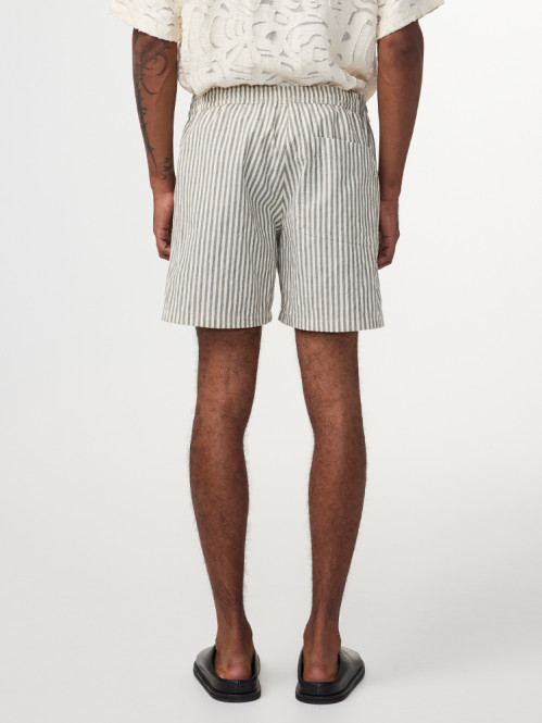 Gregor shorts green stripe 