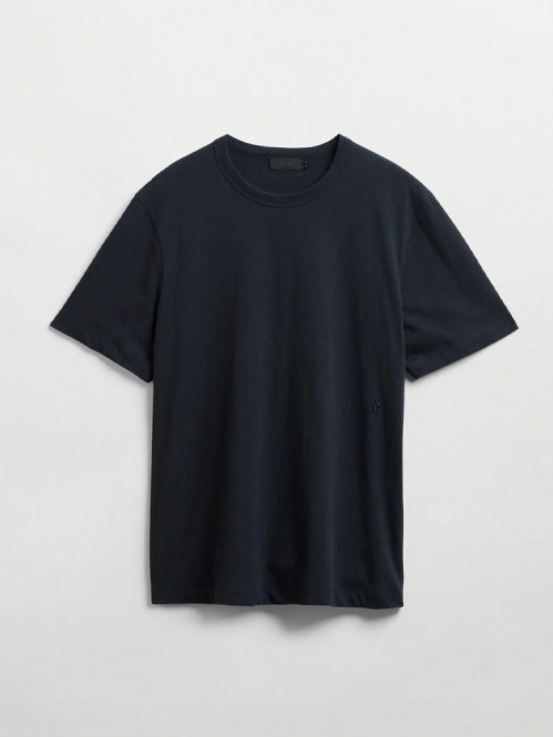 Hadar linen mix t-shirt dk navy 