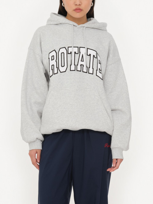 Heavy sweat hoodie lt grey me 