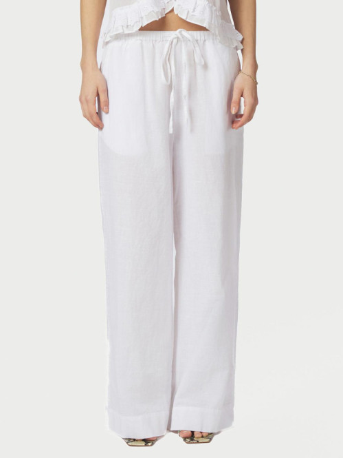 Heifa linen pants white 